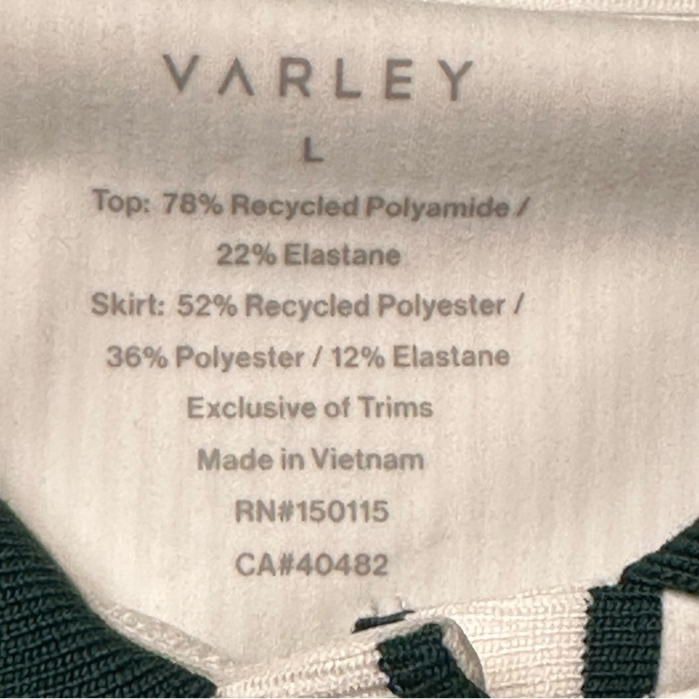 Varley Women's Paloma Court Dress 30". Sz: L - Picture 10 of 13